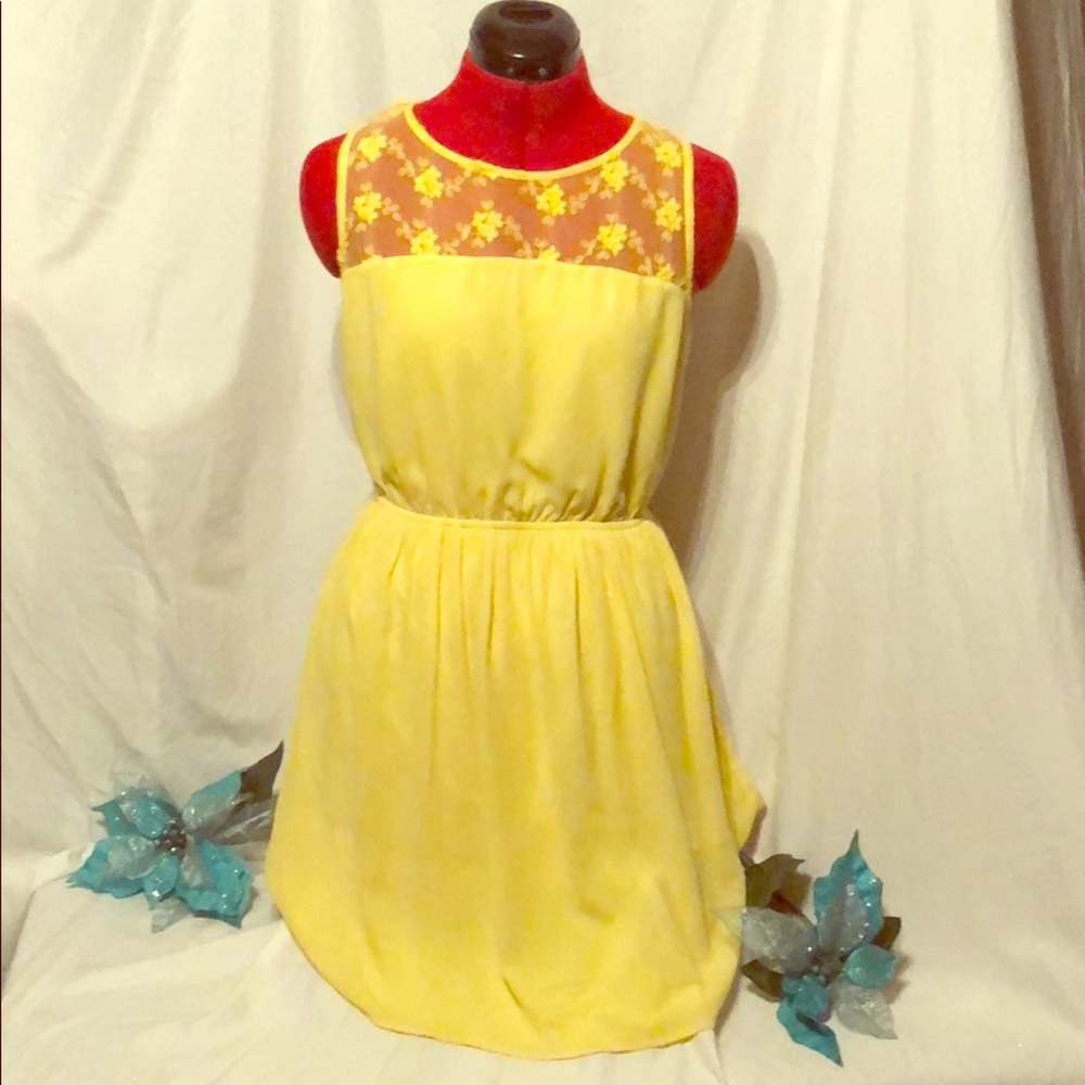 Yellow Forever 21 dress